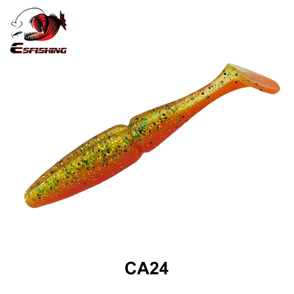 ESFISHING Angelköder Easy Shiner 100mm125mm155mm 200mm pesca isca artificial Silikonköder Leurre Souple Hecht Barsch