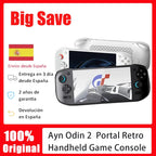 Ayn Odin 2 Portal Retro Handheld-Spielekonsole | 7" 120Hz Display, 8 Gen 2, 8000mAh Portable Videospielkonsole als Geschenk