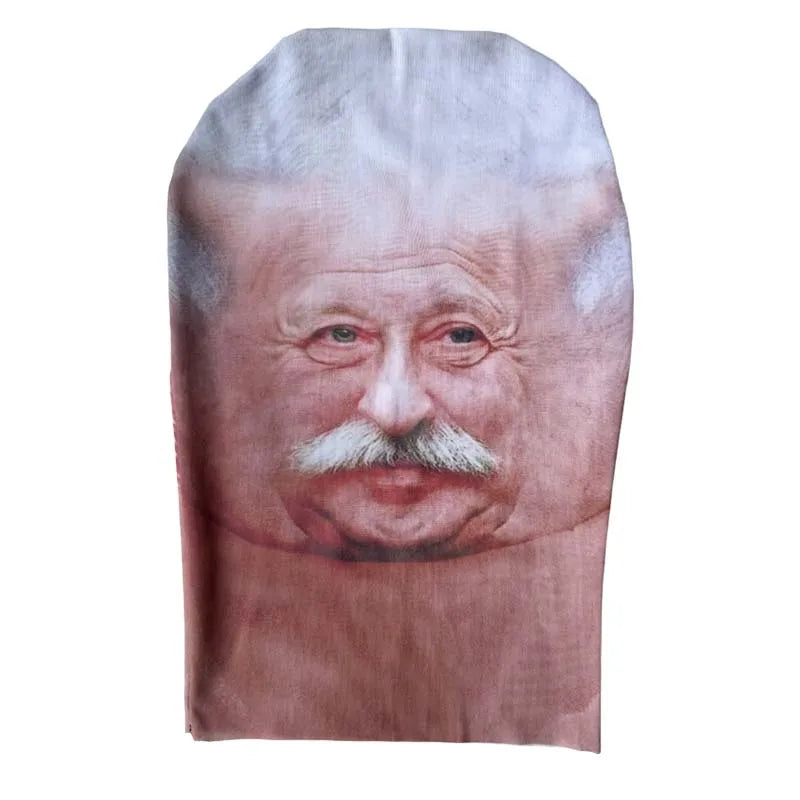 Party Requisiten Neue 3D Vollgesichtsmaske Doppelseitiger Druck Elastische Netzmaske Sturmhaube Mütze Kopfbedeckung Halloween für Erwachsene Unisex