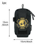 Rhino Rescue EDC Erste-Hilfe-Set IFAK Trauma mit Molle Taktischer Tasche Tourniquets Verband für Überleben