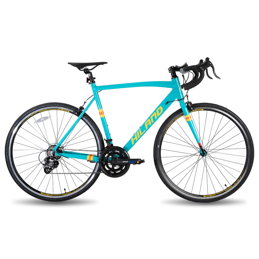 Hiland Aluminium Rennrad, Shimano 14 Gänge, 53/57cm Rahmen, Rennrad für Herren Herren-Rennrad