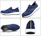 Sommer Mesh Leichte Arbeitssneaker Stahlkappe Schutzarbeitsschuhe Herren Damen Atmungsaktive Bauschuh Arbeitsstiefel Herren