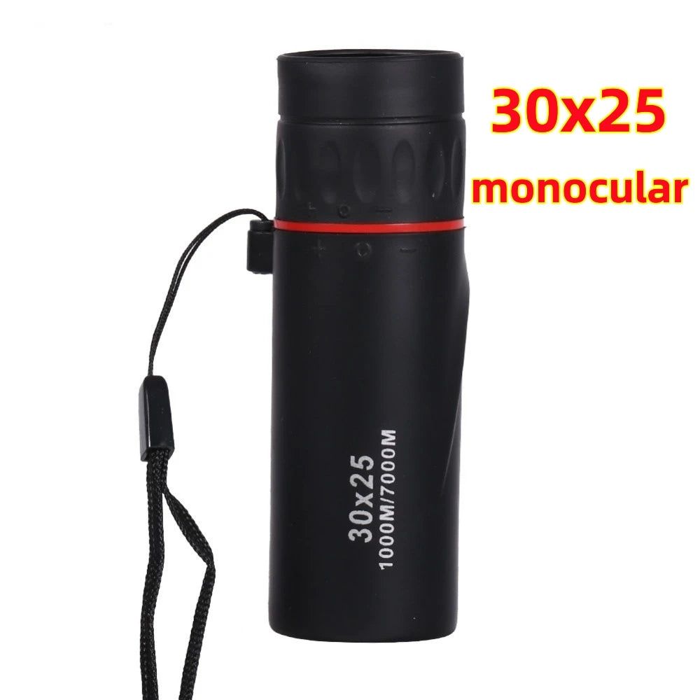 Leistungsstarkes Fern Fernglas Monokular Teleskop Faltbar Tragbar BAK4 FMC Optik Jumelles für Outdoor Camping Jagd Konzert