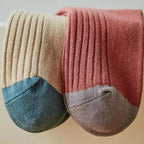 5 Paar gestreifte Socken für Damen, bequem, weich, mittellang, Winter, Harajuku, lustige Freizeitsocken, Damenstrümpfe, Strumpfwaren