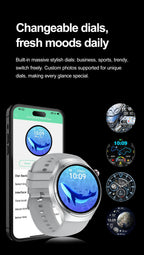 2026 Neue Watch 5 Pro Upgrade GPS NFC Herren Smartwatch 360*360 AMOLED HD Bluetooth Anruf Wasserdichte Smart Watch für Android iOS