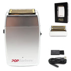 11000 U/min POP Barbers P620 Professioneller elektrischer Herren-Barttrimmer Doppelfolienrasierer Elektrorasierer USB-Haarschneidemaschine