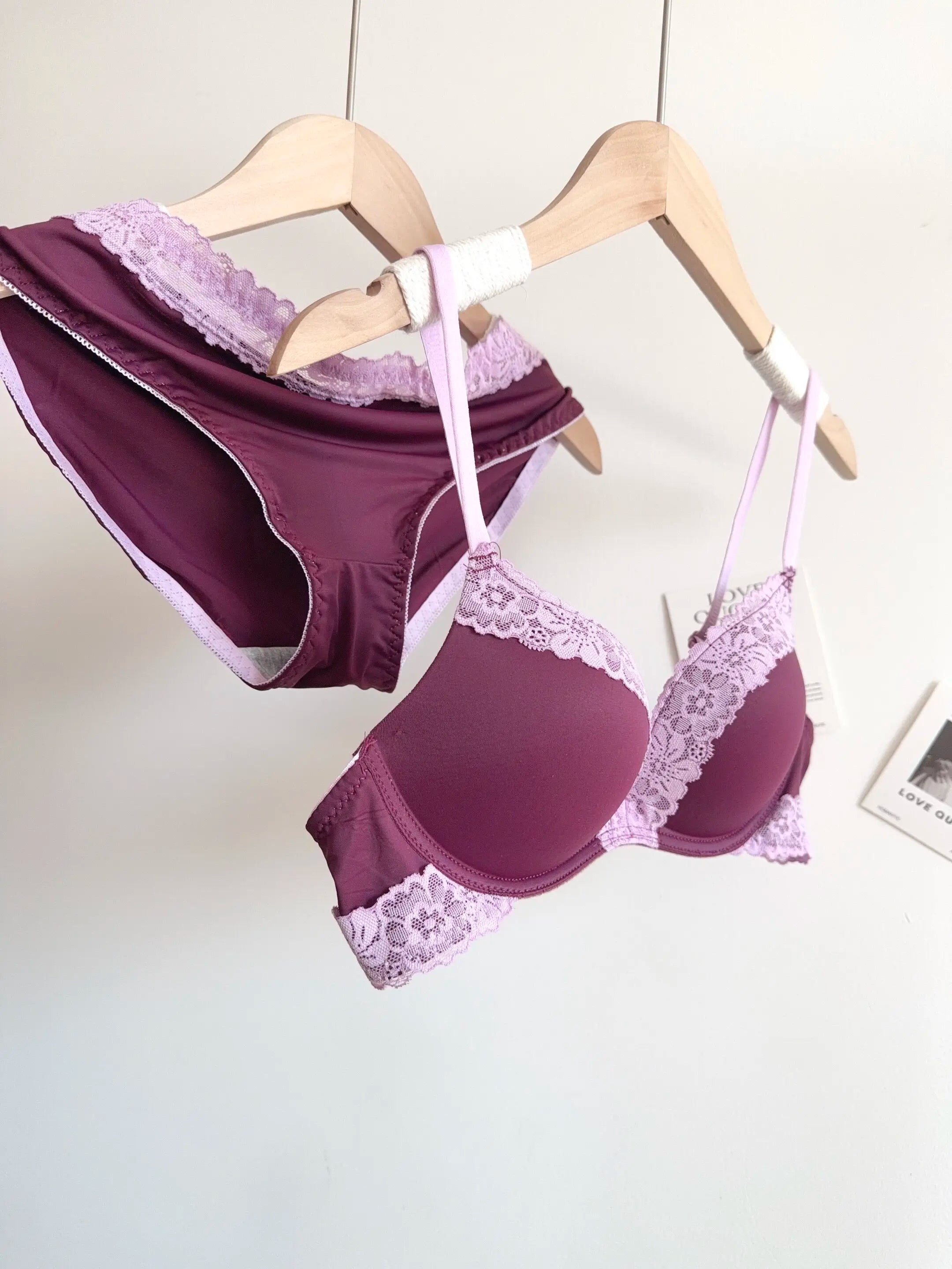 Sexy Leopard-Print-Dessous-Set für Damen, kabellos, unsichtbarer Push-Up für kleine Brüste, verstellbares A-bis-C-Körbchen, transparenter, reiner Spitzen-Look, S-XL