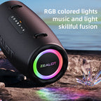 ZEALOT-S87 Outdoor Tragbarer kabelloser Bluetooth-Lautsprecher 80 W Hochleistungssubwoofer IPX6 Wasserdicht Camping