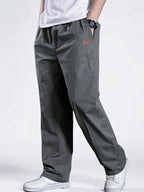 2025 Herren Jogginghose Lässig Relaxed Fit Cargohose Kordelzug Sweathose Wanderhose Outdoor Twill Sporthose