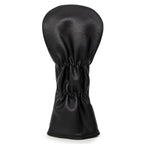 Golf Schlägerhauben #1 #3 #5 Holz-Schlägerhauben Totenkopf-Design Driver Fairway Hybrid Hölzer Schlägerhaube Schwarz PU Premium Leder Kopf