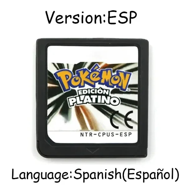 Pokemon Serie DS Spielmodul Videospielkonsole Karte HeartGold SoulSilver Diamond Platinum Pearl Mehrsprachig für NDS 3DS