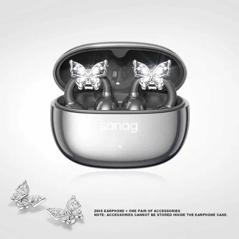 Sanag Z60S Ohrclip-Kopfhörer OWS HiFi-Sound Open-Ear-Ohrhörer Audífonos Bluetooth Kabellose Kopfhörer Flash-Sale Headset