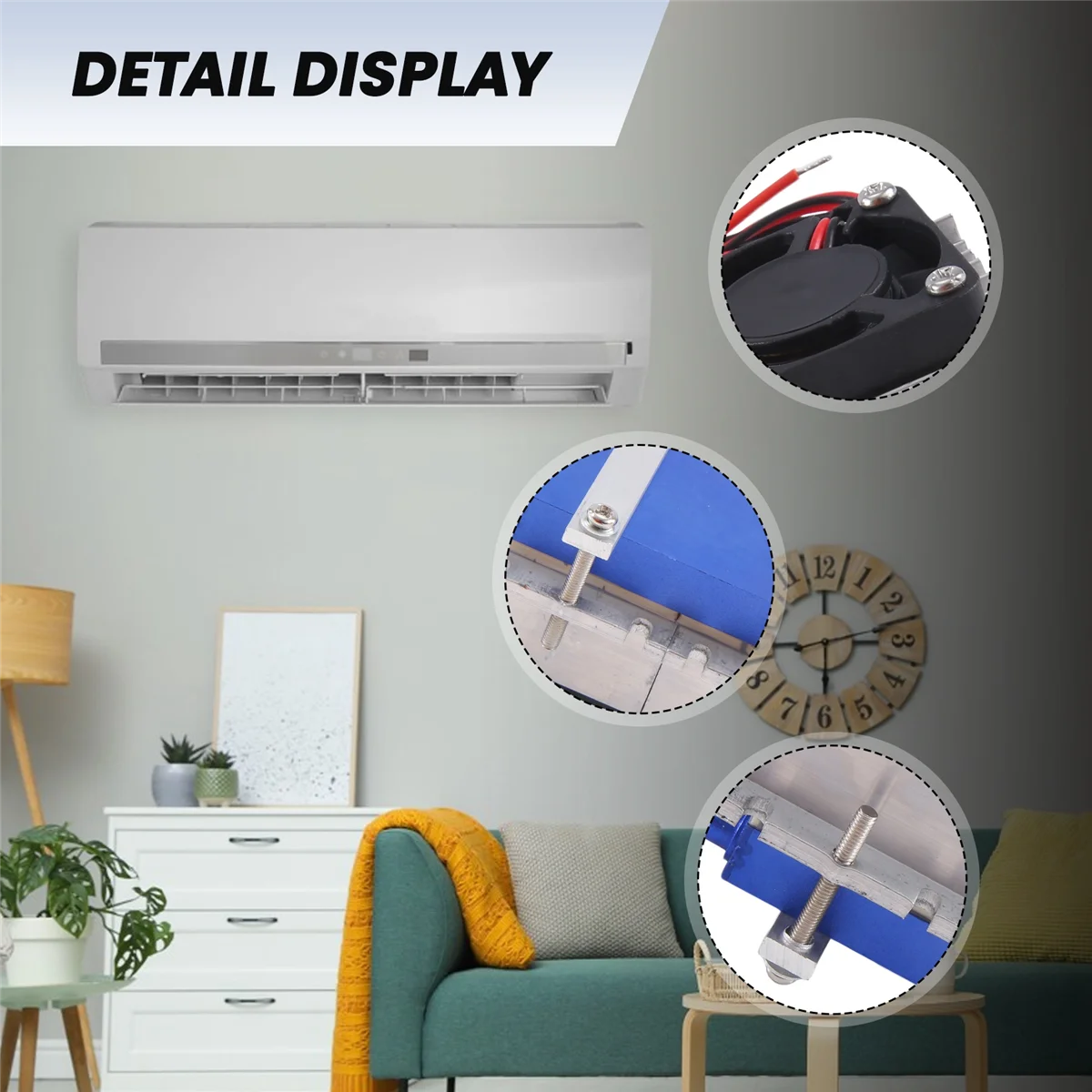 A78E-144W Thermoelectric Peltier Refrigeration Cooler 12V Semiconductor Air Conditioner Cooling System DIY Kit