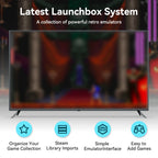 Launchbox 2T Spiele-Festplatte für PS4/PS3/PS2/Wii/WiiU/GAMECUBE etc. mit über 4200 3D/PC-Spielen, tragbare Spielekonsole für Laptops