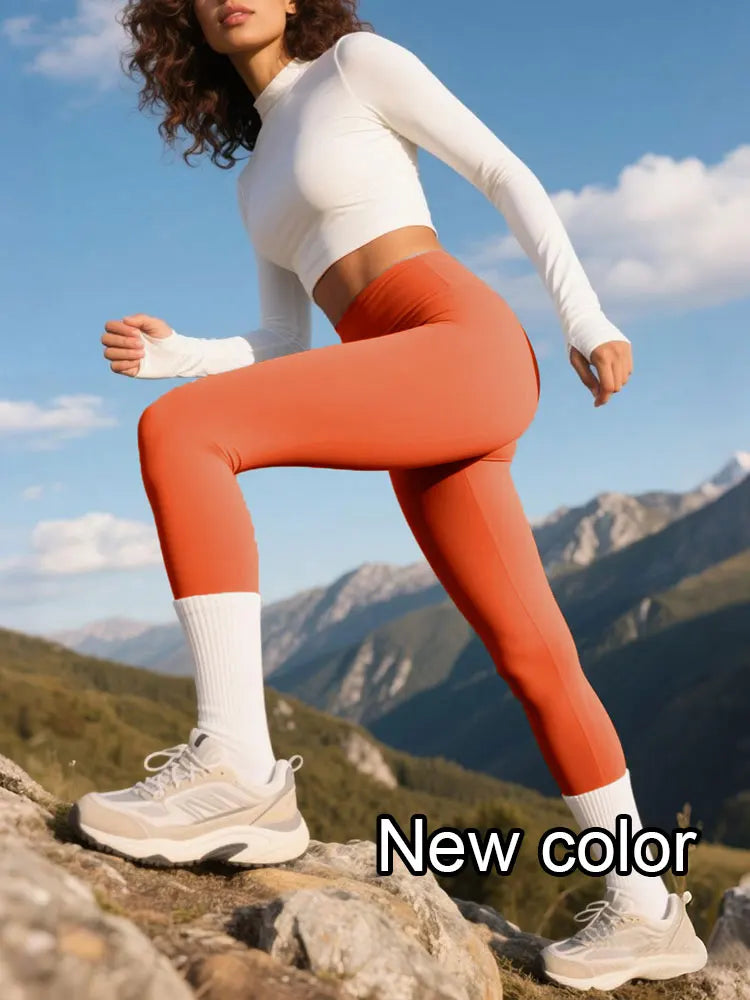 Sommerschlussverkauf High-Waist Yoga-Hose – 4-Wege-Stretch schnelltrocknende Leggings für Laufen Radfahren Fitnessstudio-Training