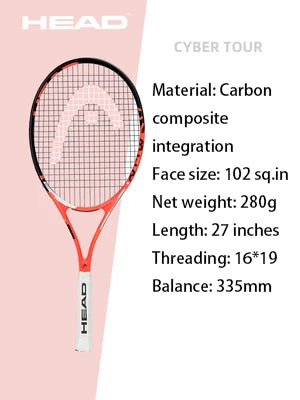 HEAD Carbon Composite Integration Tennisschläger für Anfänger Damen Herren Studenten Einzel-Trainingsschläger
