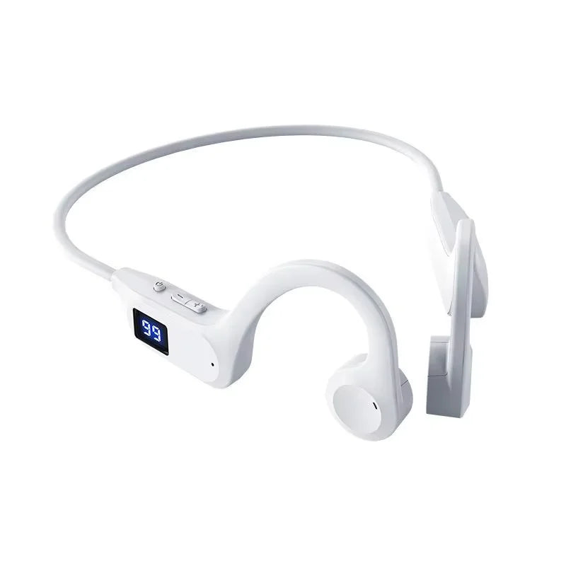 Lenovo Hot Real Bone Conduction Sport-Kopfhörer Kabelloser Kopfhörer Bluetooth-kompatibles Headset Freisprechfunktion mit Mikrofon zum Laufen