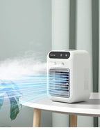 Kabelloser Klimaanlagen-Mini-Ventilator, tragbarer Luftkühler, 500 ml Eiswassersprühbefeuchter für den Heimgebrauch, Klimaanlagen-Nebelventilator, USB