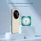 Lereach für VIVO X300 Ultra X300S Selbstpositionierender Rahmen Gehärtetes Glas Kameraobjektivschutz Anti-Kratz-Folie