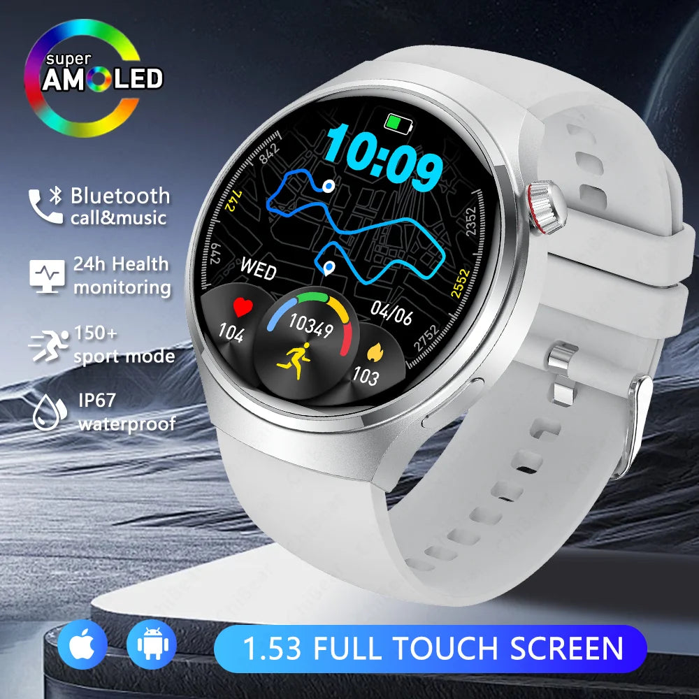 2026 Neue Watch 5 Pro Upgrade GPS NFC Herren Smartwatch 360*360 AMOLED HD Bluetooth Anruf Wasserdichte Smart Watch für Android iOS
