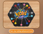 Kinder Seilknoten Puzzle Brettspiel Farbige Linie Gedrehte Verbundene Seile Logik Denkspiel Tischspiel Eltern Kind Interaktives Spielzeug
