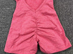 Gepolsterter Activewear Gym Yoga Bodysuit Damen Fitness Kleidung Damen Workout Weibliche Sportoutfit Anzüge Trainings Jumpsuit