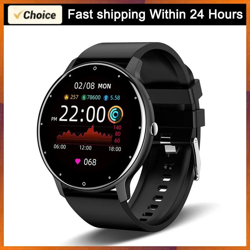 LIGE Wasserdichte Smartwatch für Damen, Echtzeit-Wettervorhersage, Herren-Uhren, Sport-Damen-Smartwatch für Damen, Android, iOS