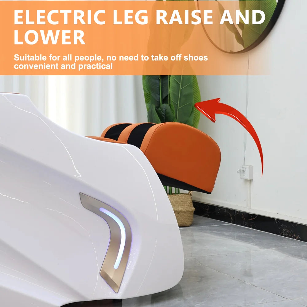 Luxuriöses elektrisches Massage-Kopfhaut-Therapie-Haarwaschbecken für Friseursalons