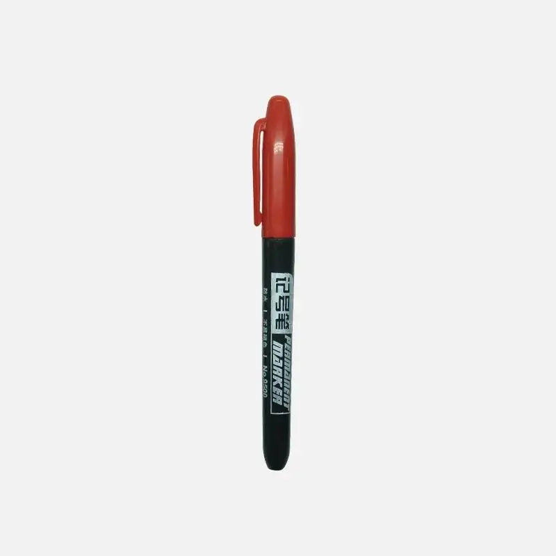 1/6 PCS Permanent Marker Pen Manga Drawing Markers Black Blue Red Waterproof Ink Sketch Pens Stationery Art School Supplies