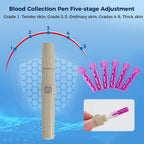 Medizinischer Blutzuckermesser 50 Blutzuckerteststreifen Lanzetten Blutzuckermessgerät Kit Zuckermonitor Glucometro für Diabetes mmol/L oder mg/dL
