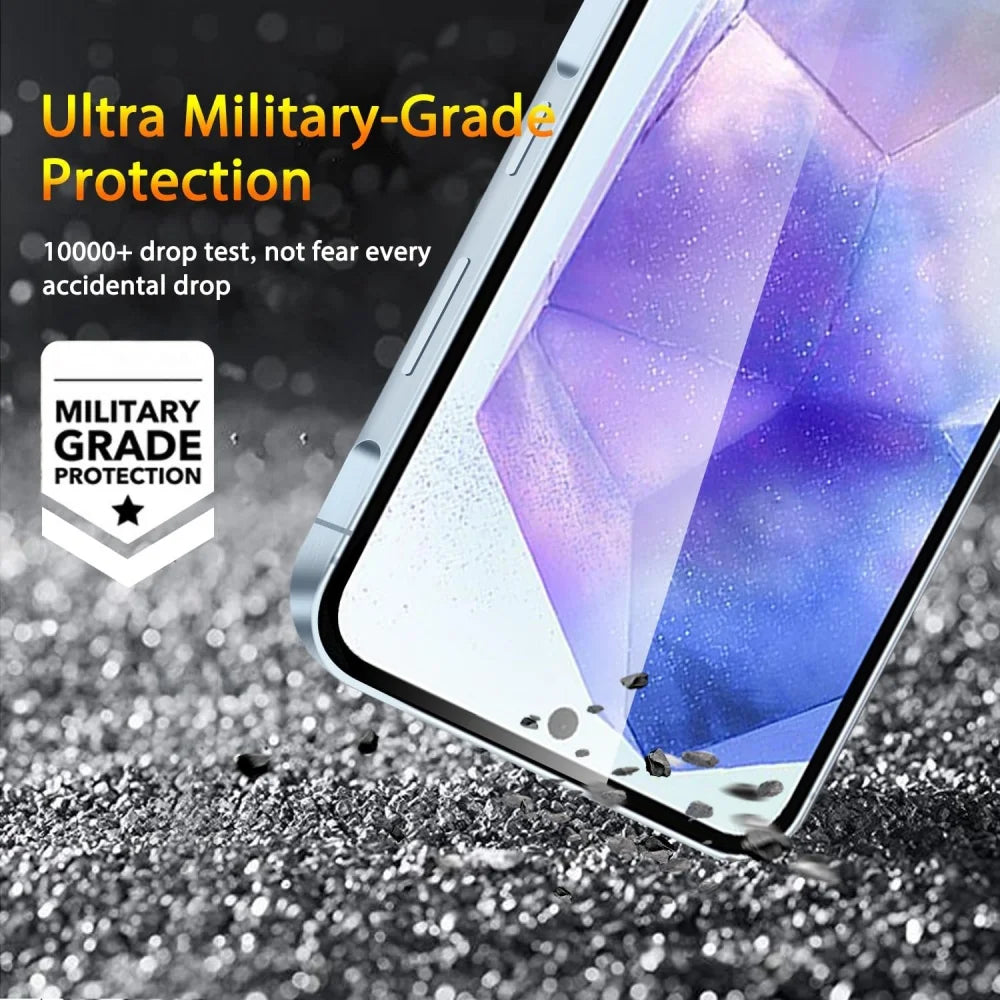 3 Stück HD Panzerglas für Samsung A17 A27 A37 A57 A16 A26 A36 A56 A55 A53 A54 A35 A25 A15 Displayschutzfolie Samsung Galaxy S26 S25 S24 Ultra Cristal Templado S24 FE S23 S22 S21 Plus