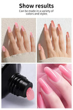 Nagellack-Set Acryl-Nagelset Poly-Nagelgel-Set mit Nagellampe Nagelverlängerung Glitter-Gel UV-Aufbaugel Maniküre-Werkzeugset