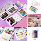 LIMEGIRL Gradient Gel Set Semipermanent – Hochglänzend – Farbverlauf – Buntes Nagelgelpolitur-Set Ablösbarer Lack für Nagelkunstdesign