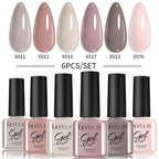 LILYCUTE Nagelgel-Politur-Set, Rosa Grün, Frühling, DIY-Nagelkunst-Design, lang anhaltend, Soak Off UV Gel, Maniküre, Malgel, Vernis-Kit