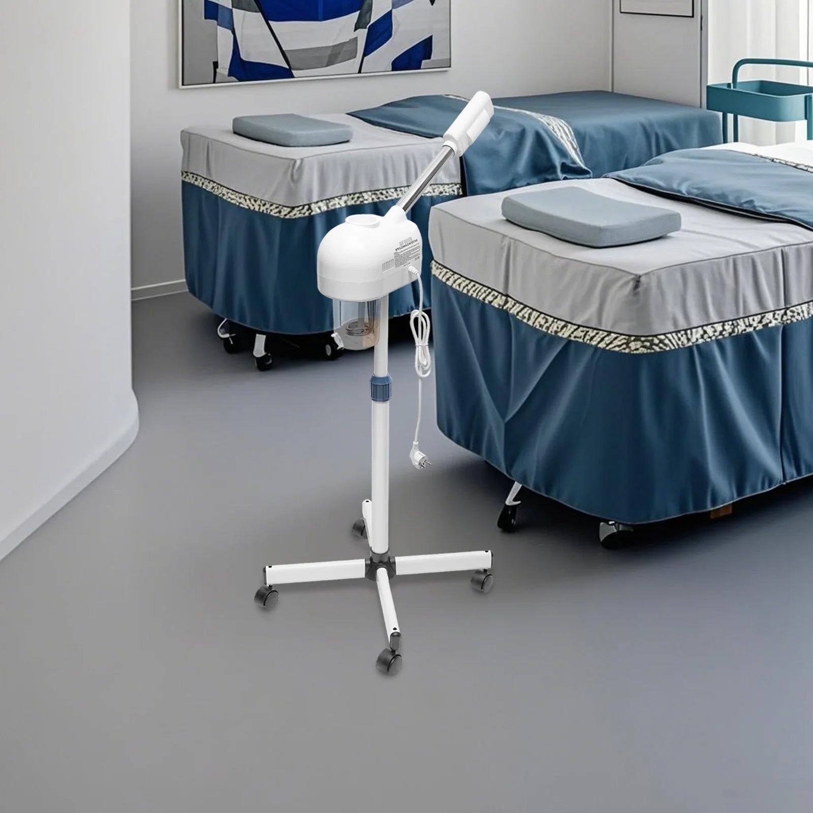 Professioneller 2-in-1-Ozon-Gesichtsdampfer mit automatischer Abschaltautomatik für Schönheitssalons, Spas und Hautpflege zu Hause