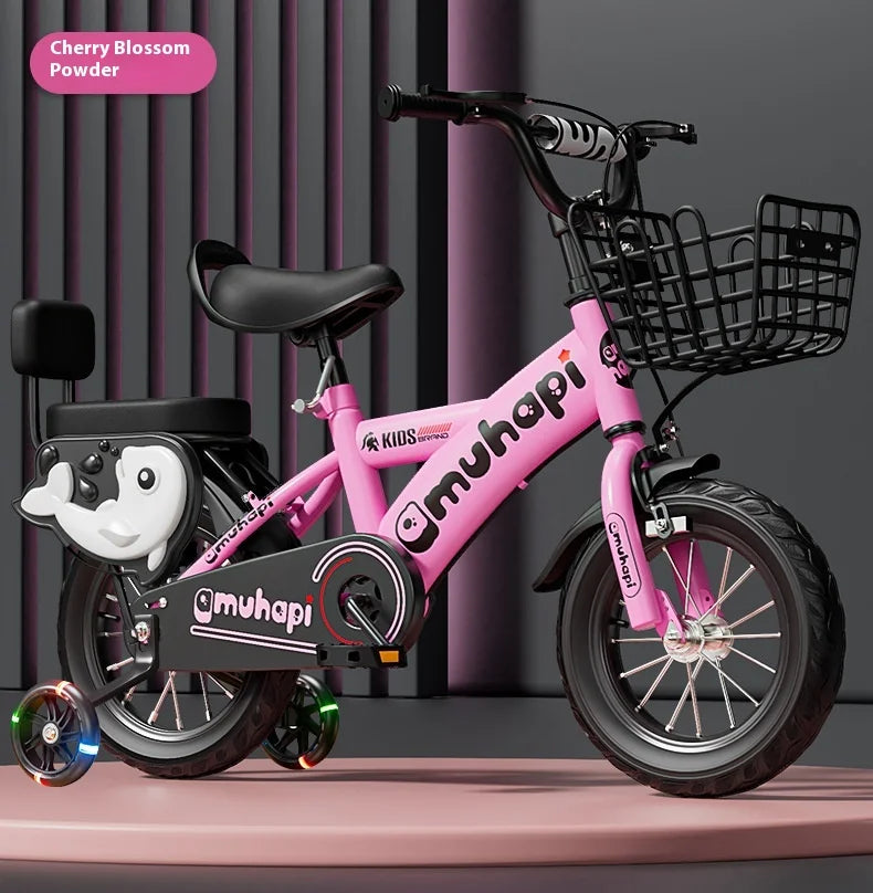 Fahrrad 2-8 Jahre 12-20 Zoll Tretfahrrad Stützrad Fahrrad