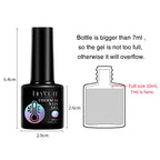 LILYCUTE 7ML 6PCS Neon Gel Nagellack Set fluoreszierend Farbwechsel Semi Permanent Soak Off Maniküre-Kit Nail Art Gel