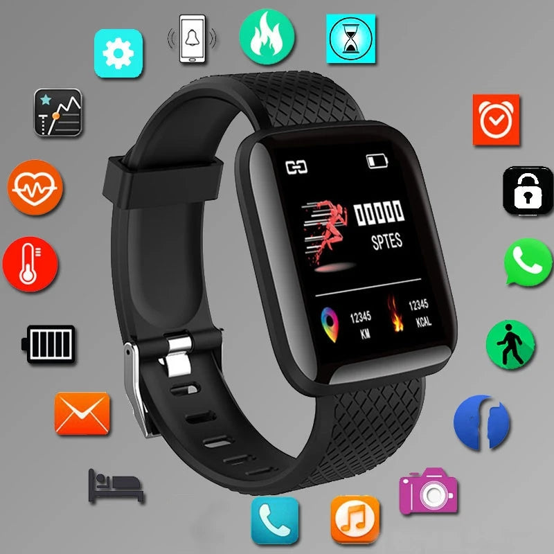 Smartwatch Herren Damen Armbanduhren Smart Watch Nachrichten Fitness Tracker Armband Geburtstagsgeschenk Elektronische Uhr für Android IOS Hauptbild