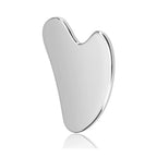 1 Stück Edelstahl Gua Sha Schaber Massagegerät für Gesicht, Nacken, Körper Guasha Massagegerät Gesichts-Hautpflege Guasha Board Gesichts-Massagegerät