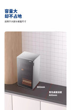 Household Small Vertical Desktop Mini Double Door High Temperature Disinfection Cabinet Kitchen Commercial Sterilizer Cupboard