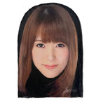 3D realistische japanische weibliche Star-Gesichtsmaske Neuheit Cosplay Kopfbedeckung Atmungsaktive Sturmhaube für Live-Stream Streichparty Halloween