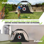 Golf-Profi-Trainingsnetz Golf-Schlagkäfig Indoor-Outdoor-Übungs-Trainings-Hilfsmittel Hoher Schlag