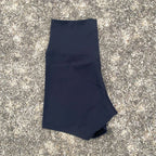 Sexy einfarbige Damen-Fitness-Sportshorts, hohe Taille, athletische Yoga-Shorts, Bein-Radfahren, umfassendes Training, Jogging, Squat-Proof