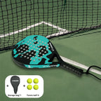 Leichter Carbonfaser-Käfig-Padel-Schläger | Tennisschläger Sportgeräte Fitness und Gesundheit, gute Elastizität, hohe Qualität!