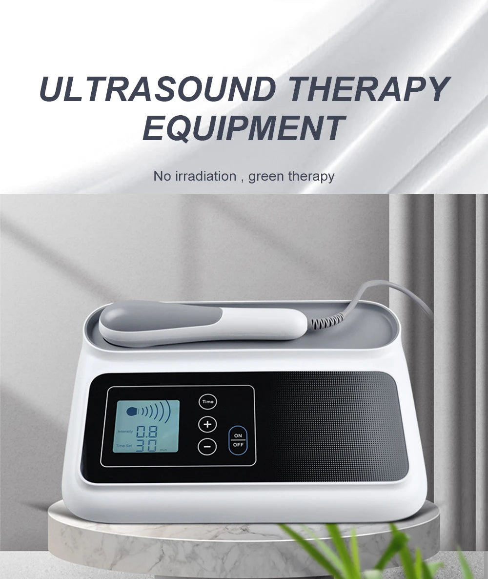 Ultraschall-Therapiegerät zur Schmerzlinderung Muskel- und Gelenkmassage Medikamentenfrei Ultraschall 1MHz Physiotherapiegerät LCD-Bildschirm