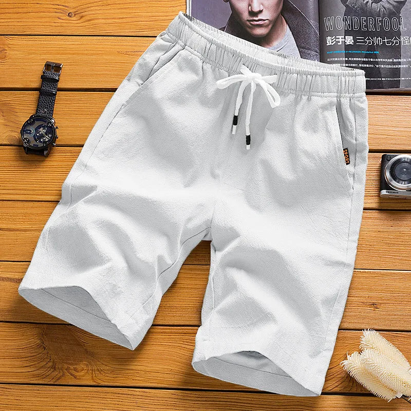 Herren-Sommer-Freizeithose in großen Größen, Strandhose, Laufhose, gerade kurze Hose, dünne Jogginghose, Freizeit-Loose-Shorts Hauptbild