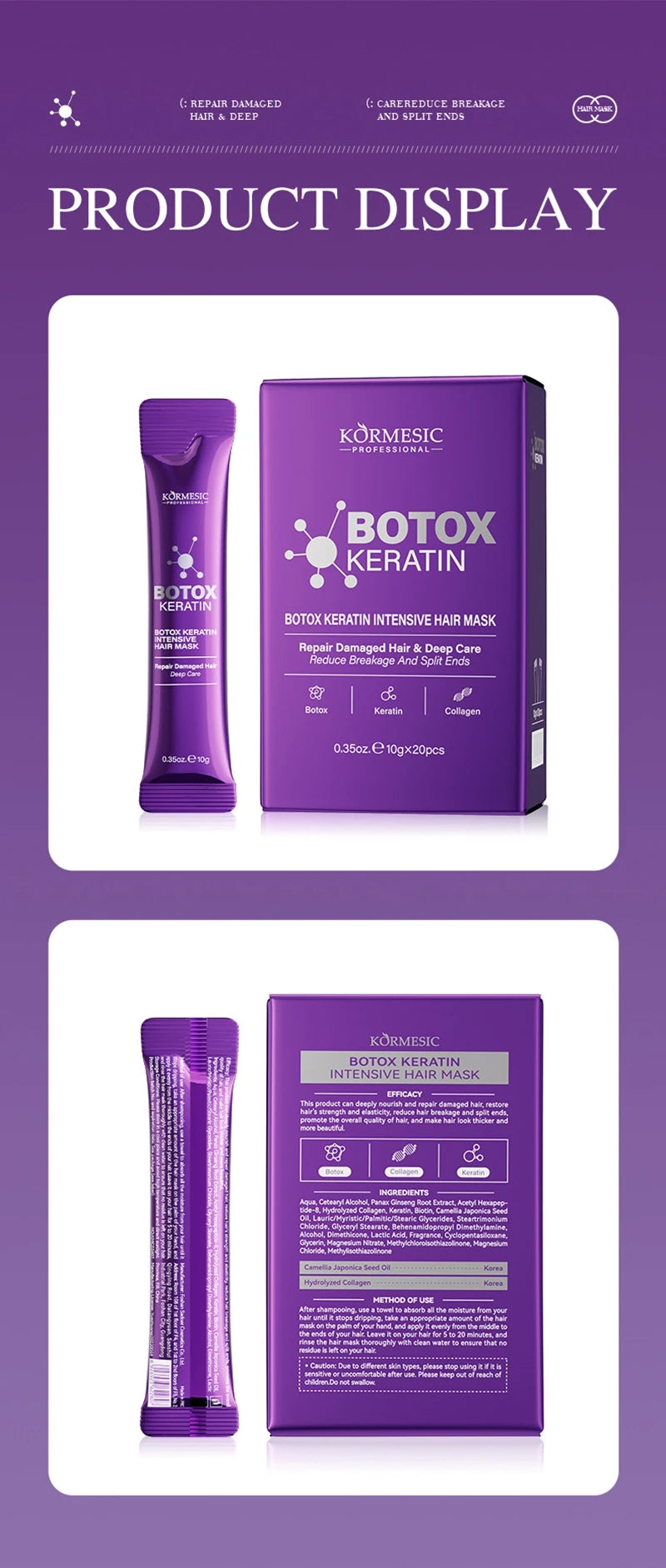 Magische Keratin Haarmaske 5 Sekunden Reparatur Beschädigtes Frizziges Haar Weich Glatt Glänzend Nährende Tiefenwirksame Feuchtigkeit Haarpflegeprodukt