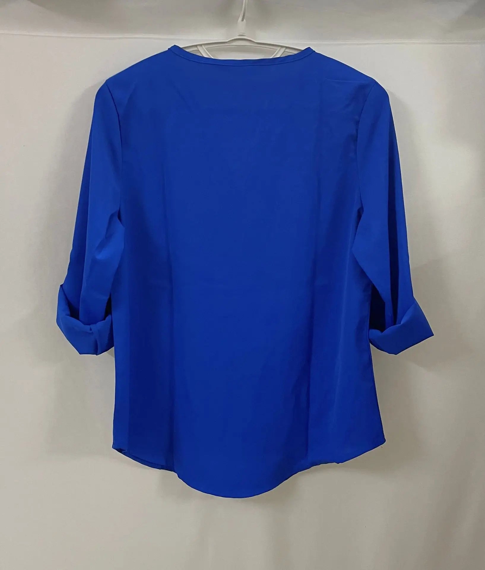 2024 Qualität Heißer Verkauf Plus Size Tiefer V-Ausschnitt Damenbluse Chiffon Coole lockere Hemd Mode Freizeit Damen Tops Sexy Reißverschluss Pullover