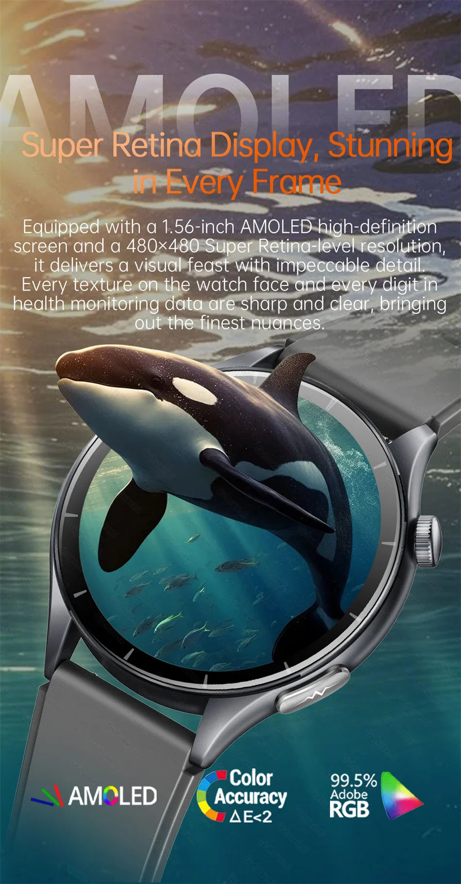 2026 Neue Smartwatch NFC EKG+PPG Blutsauerstoff Harnsäure Blutdruck Saphir Smartwatch Herren für Android iOS Smartwatch Herren