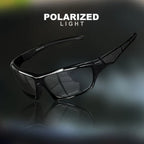 Fashion-Sportsonnenbrille polarisiert UV-Schutz personalisierte Brille runder Rahmen Metall Herren- und Damen-UV400-Brille